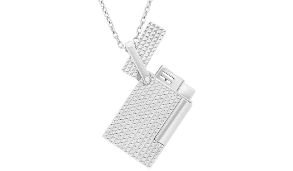 S.T. Dupont Collier Briquet Argent K27066CH