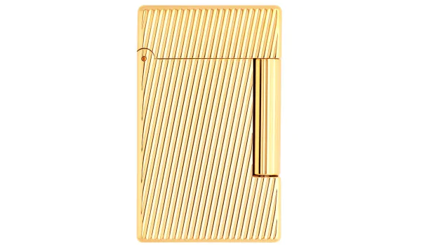 S.T. Dupont Initial Diagonal Briquet Or Jaune 020831