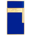 S.T. Dupont Biggy Briquet Laque bleue dorée 025005