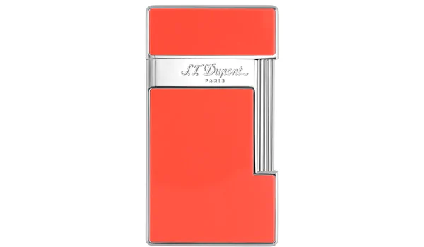 S.T. Dupont Slimmy Briquet Coral Laqué Chrome 028006