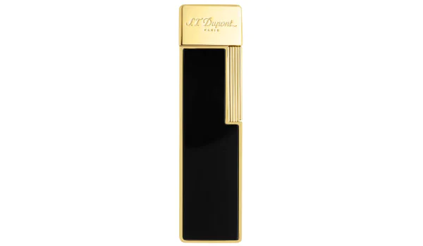 S.T. Dupont Briquet Twiggy Noir Laqué Or 030002