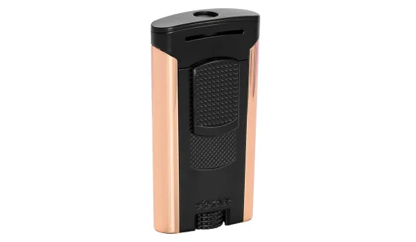 Briquet Xikar Astral Single Jet Noir et Rose Doré