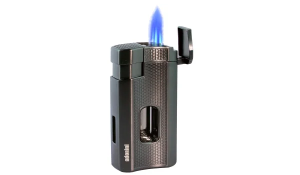 adorini Triple Jet Briquet V-Cut Gun Metal